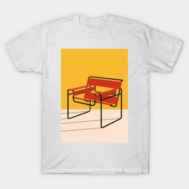 Wassily Chair T-Shirt by Rosi Feist